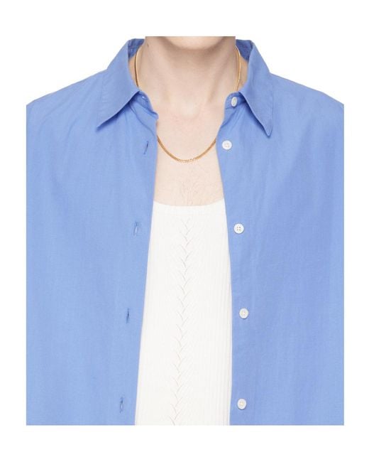 Tom Wood White Curb Chain M Necklace for men