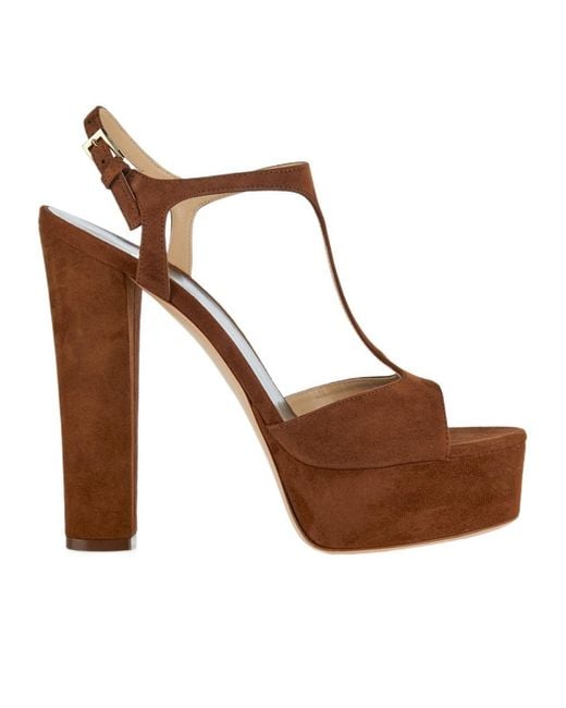 Tom Ford Brown Open-Toe High-Heeled Sandals