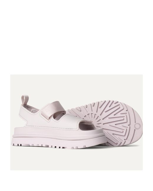 Ugg Pink Touch-Strap Sandals