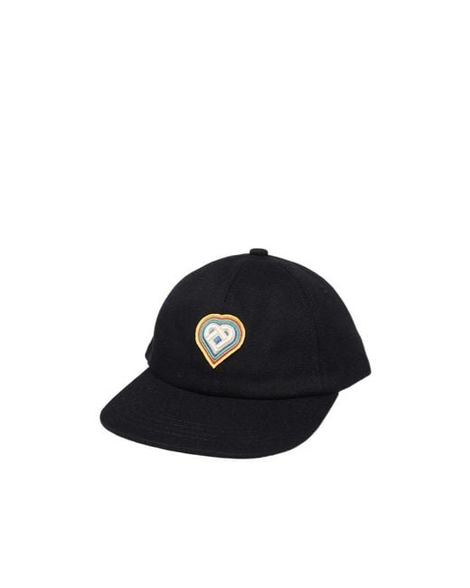 Casablanca Blue Heart Embroidered Baseball Cap for men