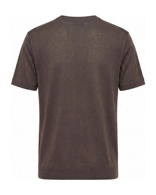 Altea Gray Crew-Neck T-Shirt for men