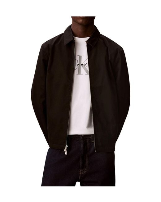 Calvin Klein Black Simple Jacket for men