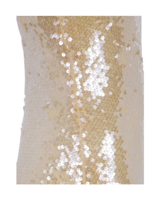Ralph Lauren Natural Woven "Slip Dress" Midi Dress