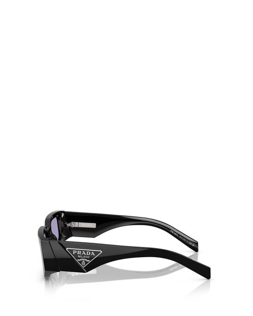 Prada White Eyewear Rectangular Frame Sunglasses for men