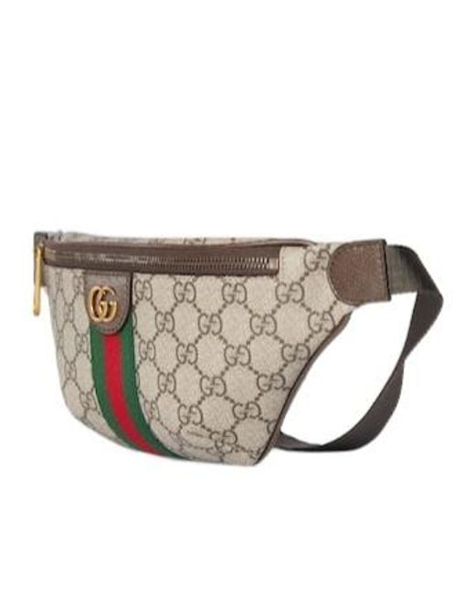 Gucci Gray Ophidia Small Belt Bag for men