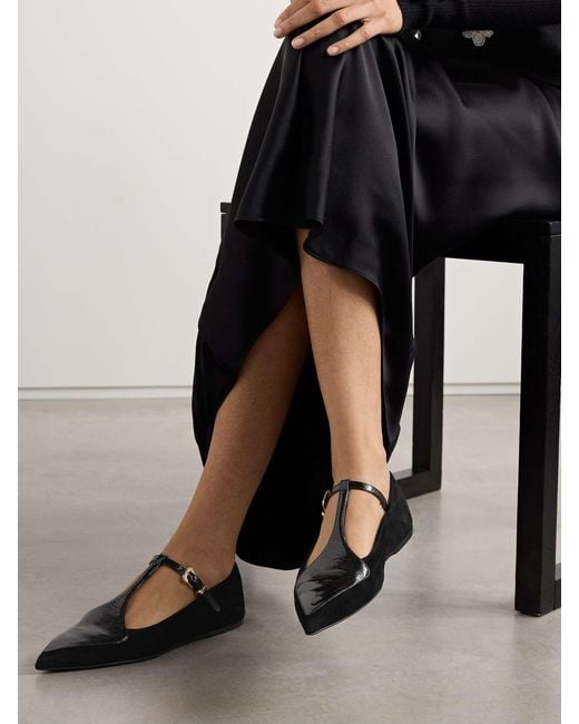 Gabriela Hearst Black Liv Ballet Shoes