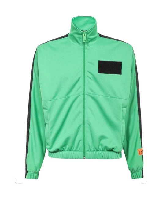 Heron Preston Green Zipped Jacket for men