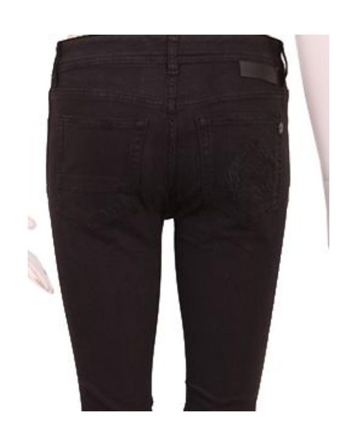 Iceberg Black Logo Details Jeans