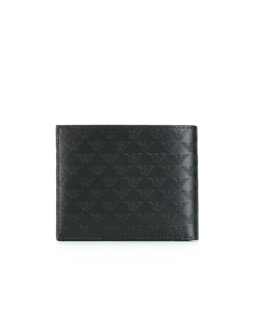 Emporio Armani Black Logo Wallet for men