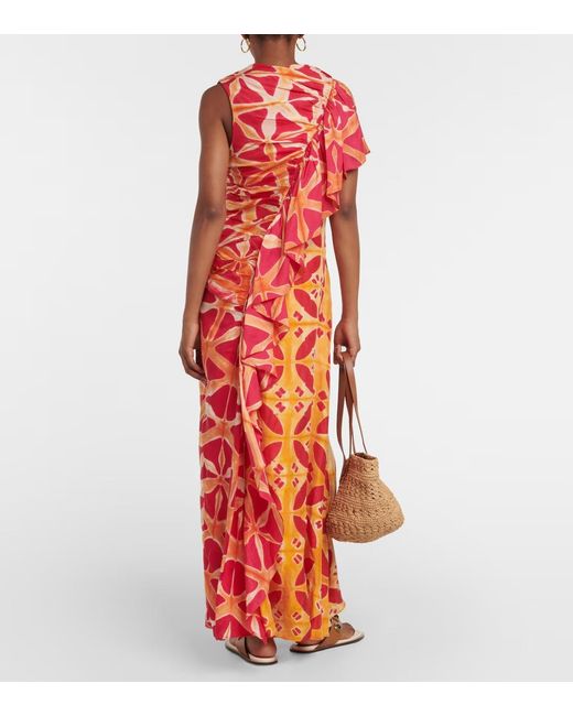 Ulla Johnson Red Printed Dress