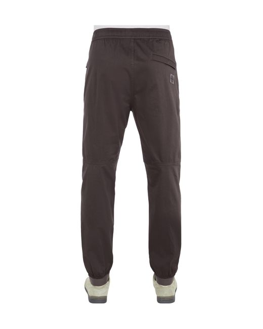 Stone Island Gray Elastic Waist Casual Pants for men