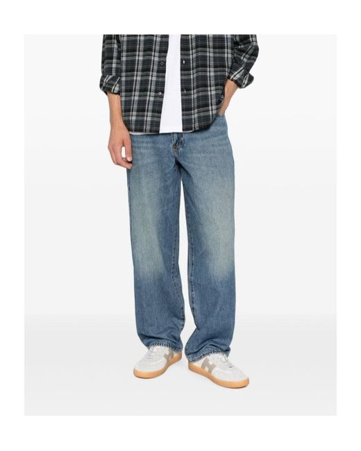 Levi's Blue 578 Baggy Wide-Leg Jeans for men