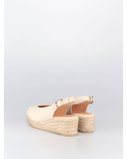 Castaner Natural Castañer Dosalia Peep-Toe Espadrilles
