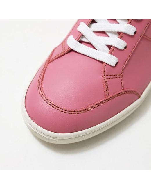 Tod's Pink Laced Sneakers