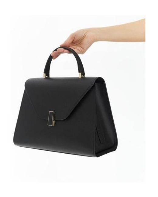 Valextra Black Iside Large Handbag