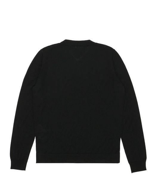 Weekend by Maxmara Black Round-Neck Long-Sleeved Pullover
