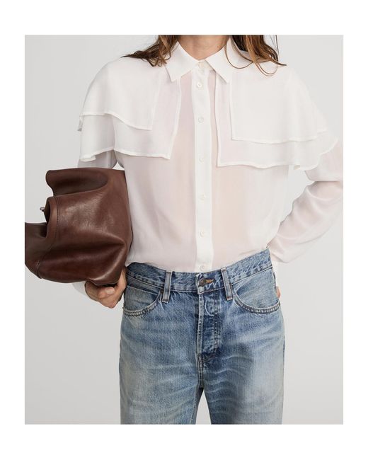 FRAME White Long Sleeve Shirt