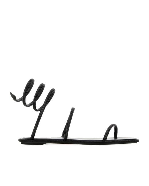 Rene Caovilla Multicolor René Caovilla Cleo Embellished Flat Sandals