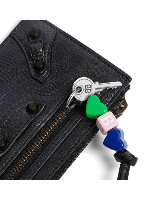 Balenciaga Black Le City Long Coin And Card Holder