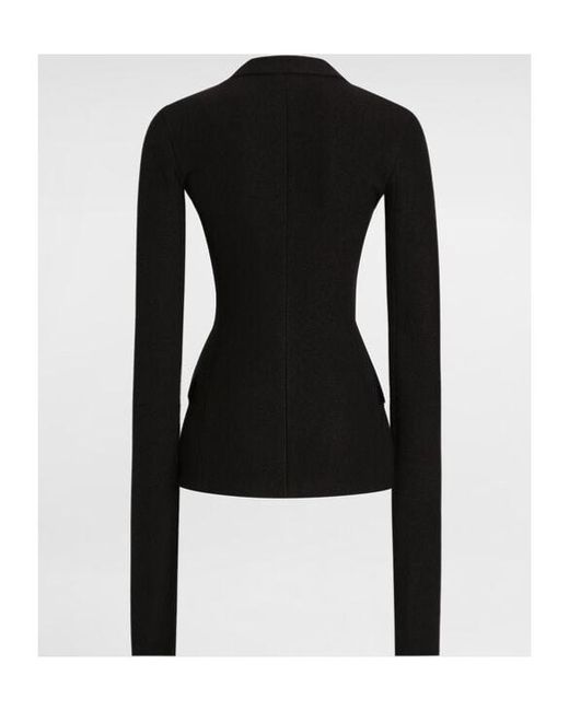 Dolce & Gabbana Black Double-Breasted Jacket