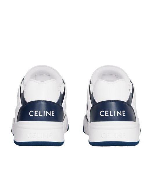 Celine Ct-07 Trainer Low Lace-Up Sneaker in Blue for Men | Lyst