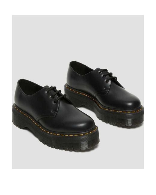 Dr. Martens Black 1461 Quad Lace-Up Shoes for men