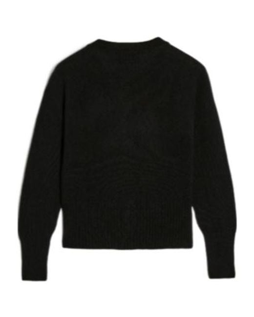 Simone Rocha Black Long-Sleeved Knitted Cardigan