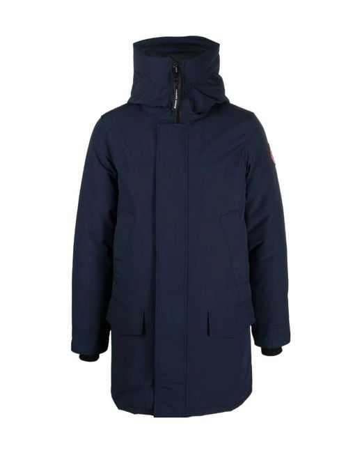 Canada Goose Blue Langford Zipper Parka for men