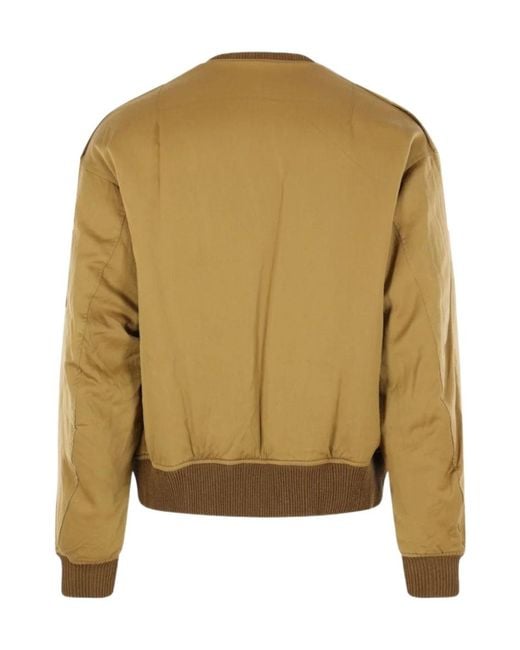 Visvim Green Woven Bomber Jacket for men