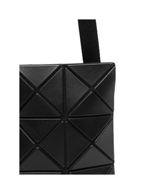 Issey Miyake Black Lucent Geometric Crossbody Bag