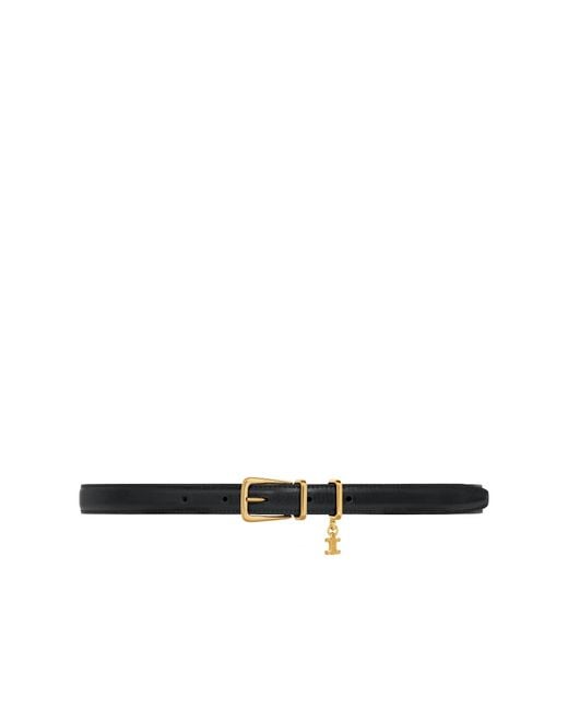 Céline White Elegant Charm Belt 18Mm