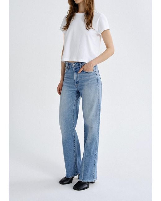 Agolde Blue Harper Straight Jean (Weightless Stretch)