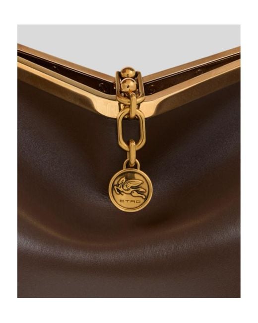 Etro Brown Vela Medium Shoulder Bag