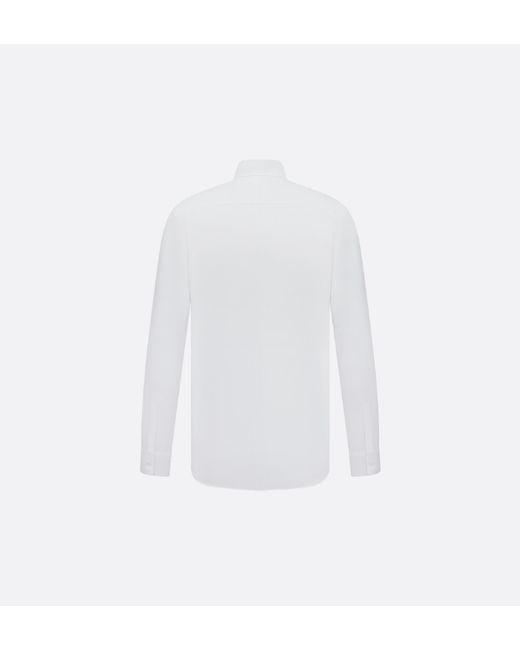 Dior White Long-Sleeved Shirt for men