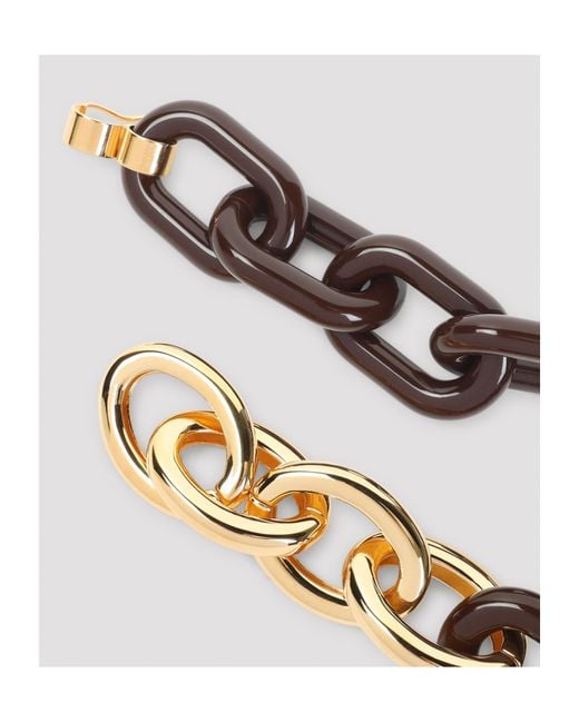 Marni Metallic Chain-Linked Necklace