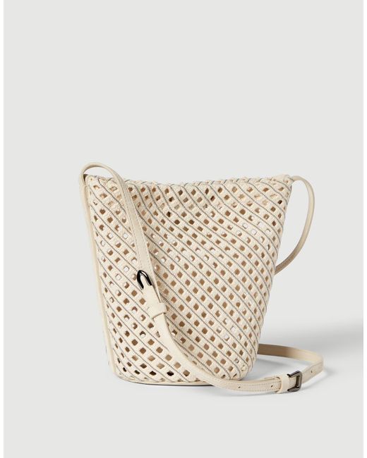 Brunello Cucinelli White Duo Pouch Bag