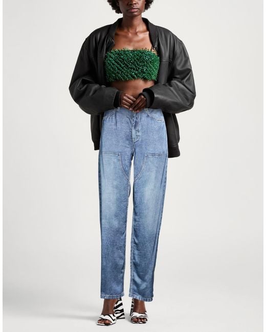 Rag & Bone Blue Plain Colour Casual Trouser