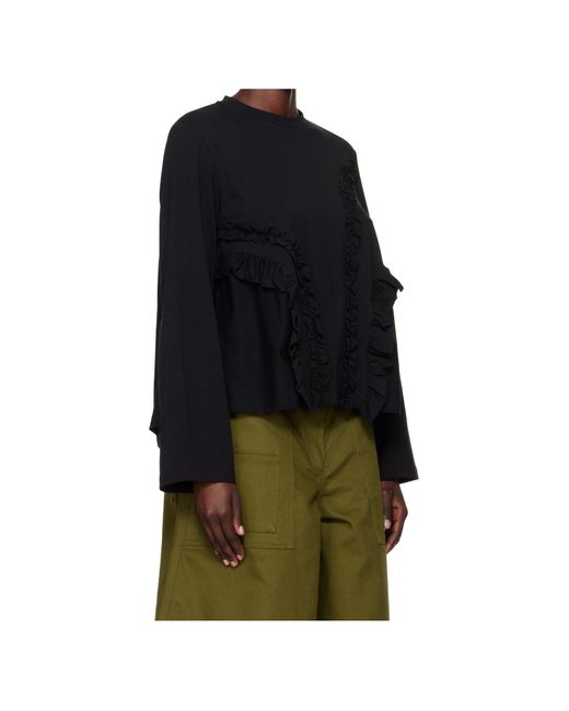 CECILIE BAHNSEN Black Alva T-Shirt