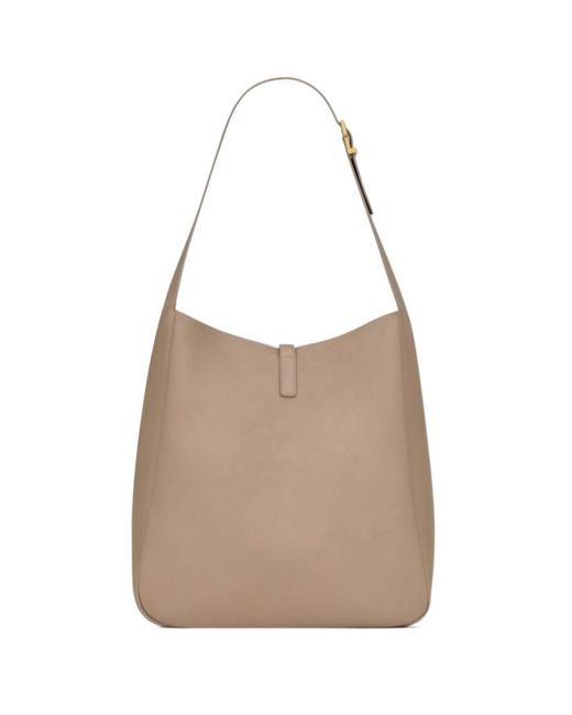 Saint Laurent Natural Le 5 À 7 Large Shoulder Bag