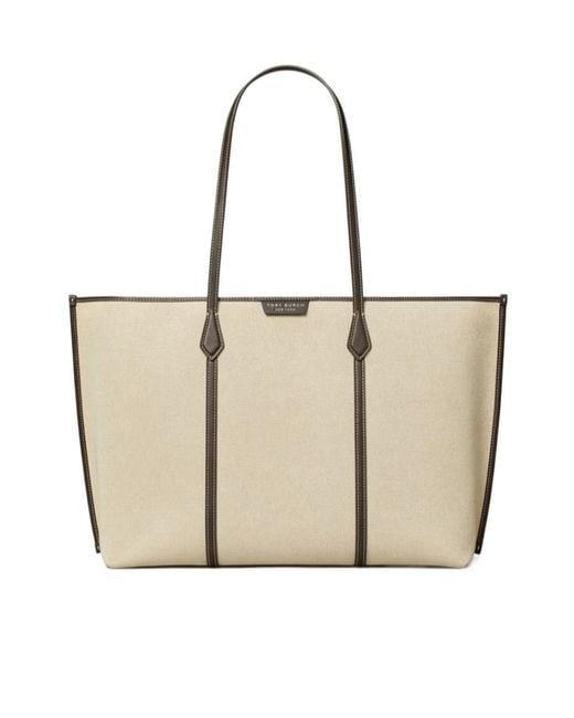 Tory Burch Natural Perry Shopper Bag