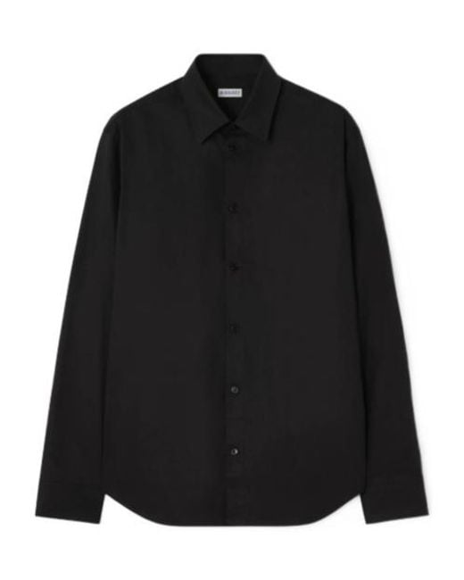 Burberry Black Cotton Shirt for men