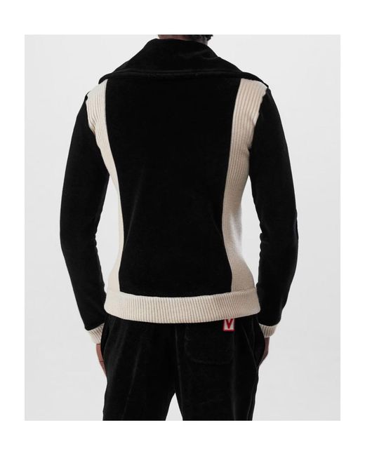 Valentino Black Logo Zip-Up Jacket for men