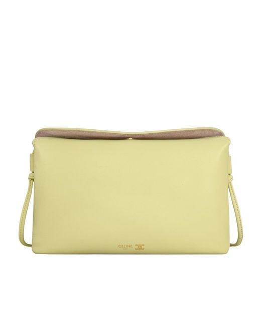 Céline Yellow Trio Flap