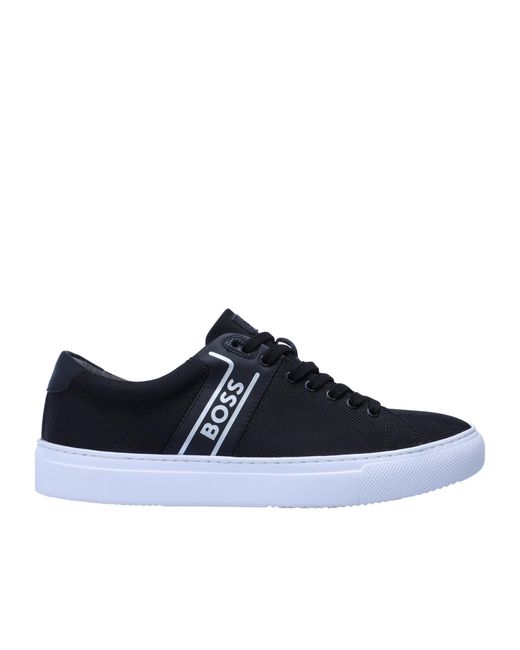Boss Blue Classic Low-Top Trainers for men