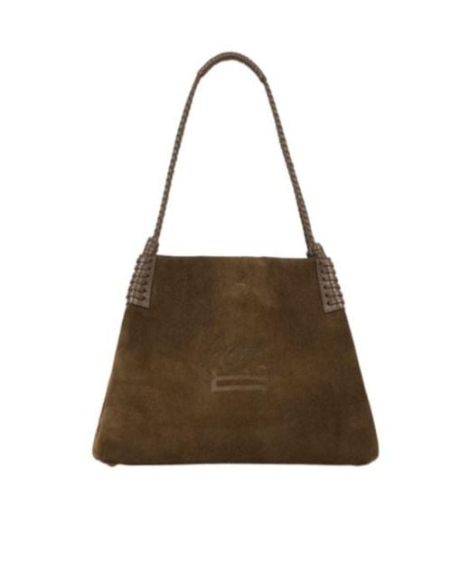Etro Brown Medium Libra Shoulder Bag