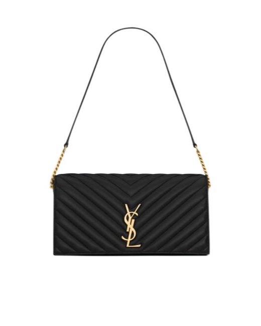 Saint Laurent Black Kate 99 Quilted Shoulder Bag