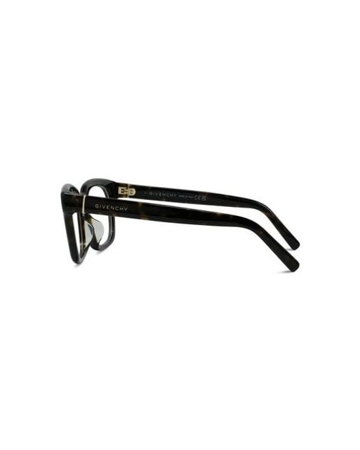 Givenchy Metallic Full-Rimmed Plano Lenses