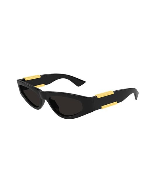 Bottega Veneta Black Cat Eye Sunglasses