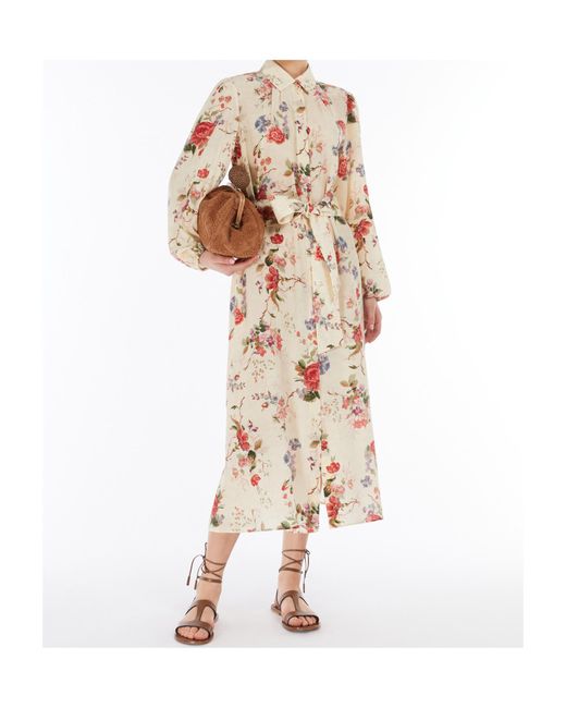 Weekend by Maxmara Natural Silk Crêpe De Chine Shirt Dress