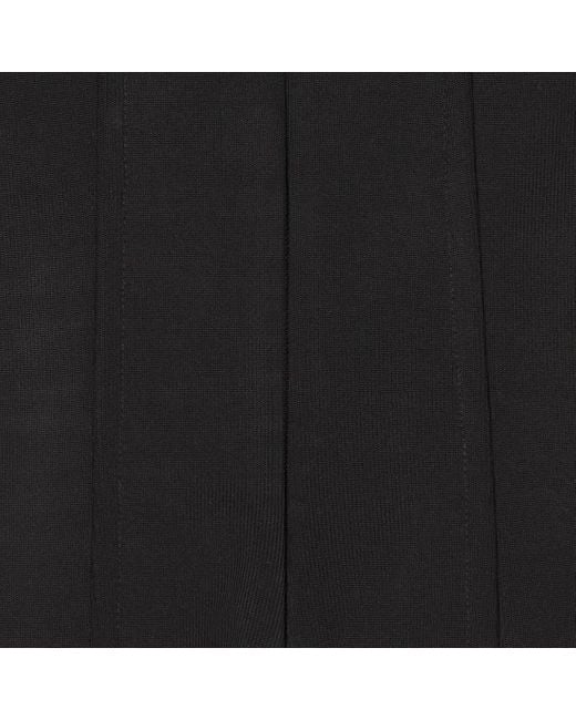 Balenciaga Black Strapless Bustier Top